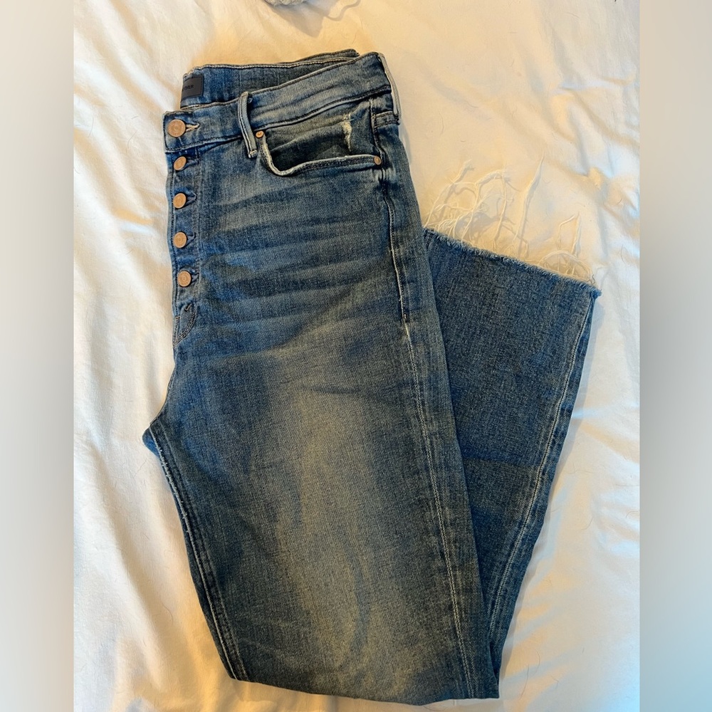 MOTHER Pixie Button Fly Jeans - Picture 2 of 5